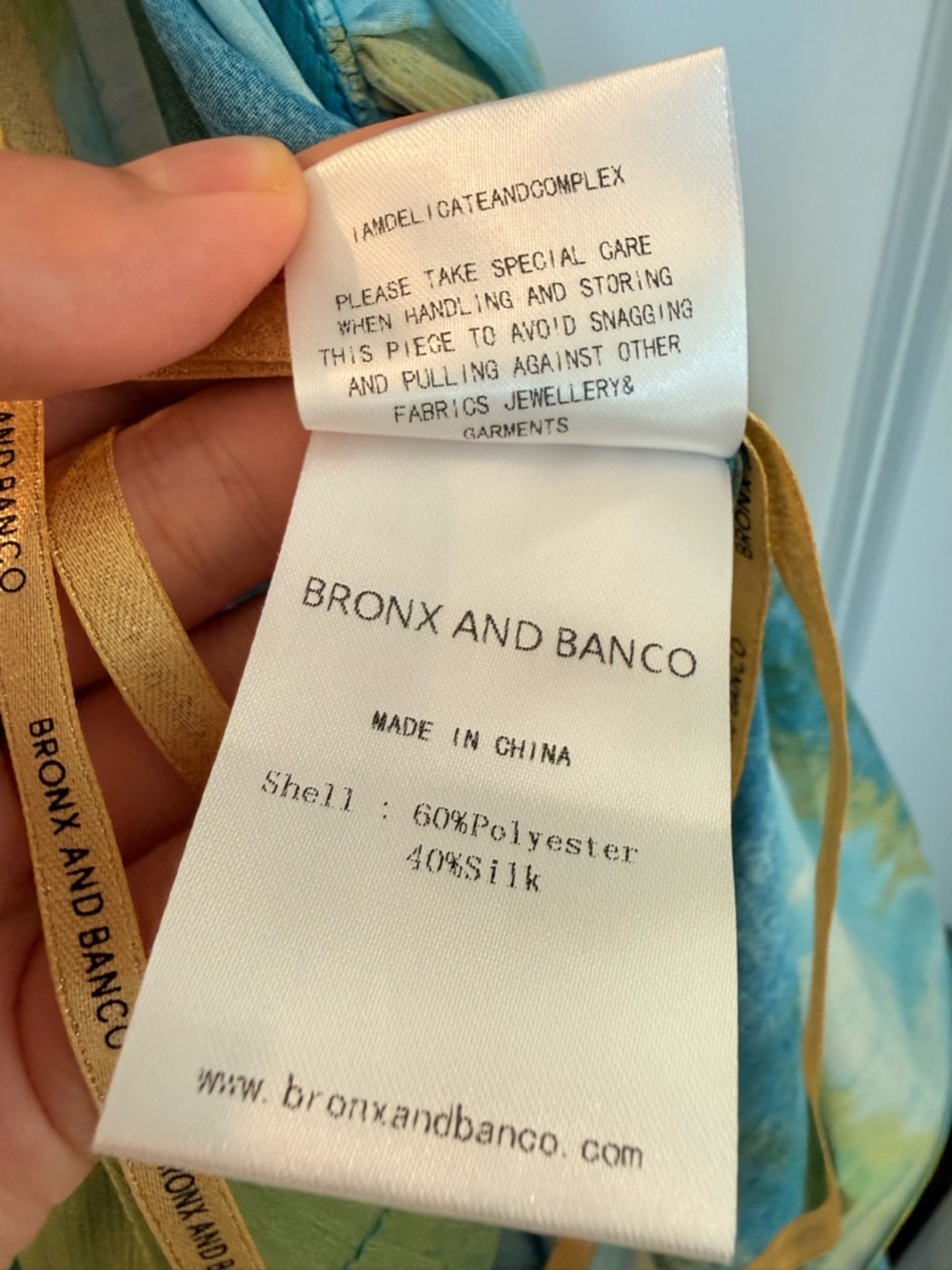Bronx and Banco Palma Coastal Gown Teal & Lime Halter High-Low Ruffle Maxi Dress - Picture 13 of 17